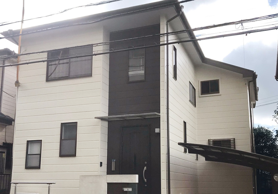 鎌ケ谷市南初富 M様邸　サイディング外壁塗装／スレート瓦屋根塗装